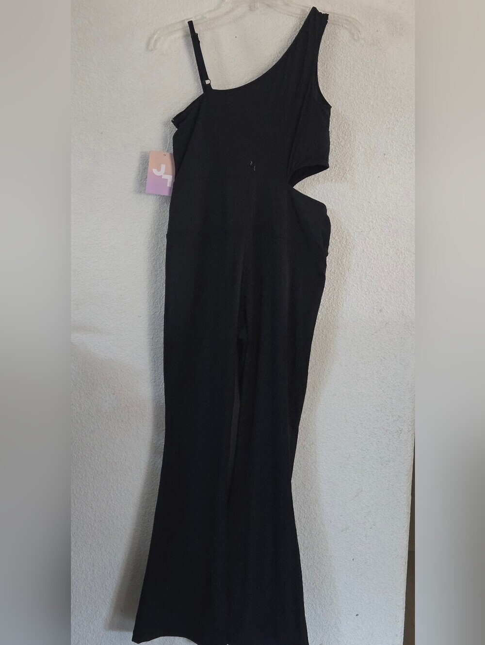 JoyLab Black One-Shoulder Cutout Jumpsuit - Picture 11 of 11